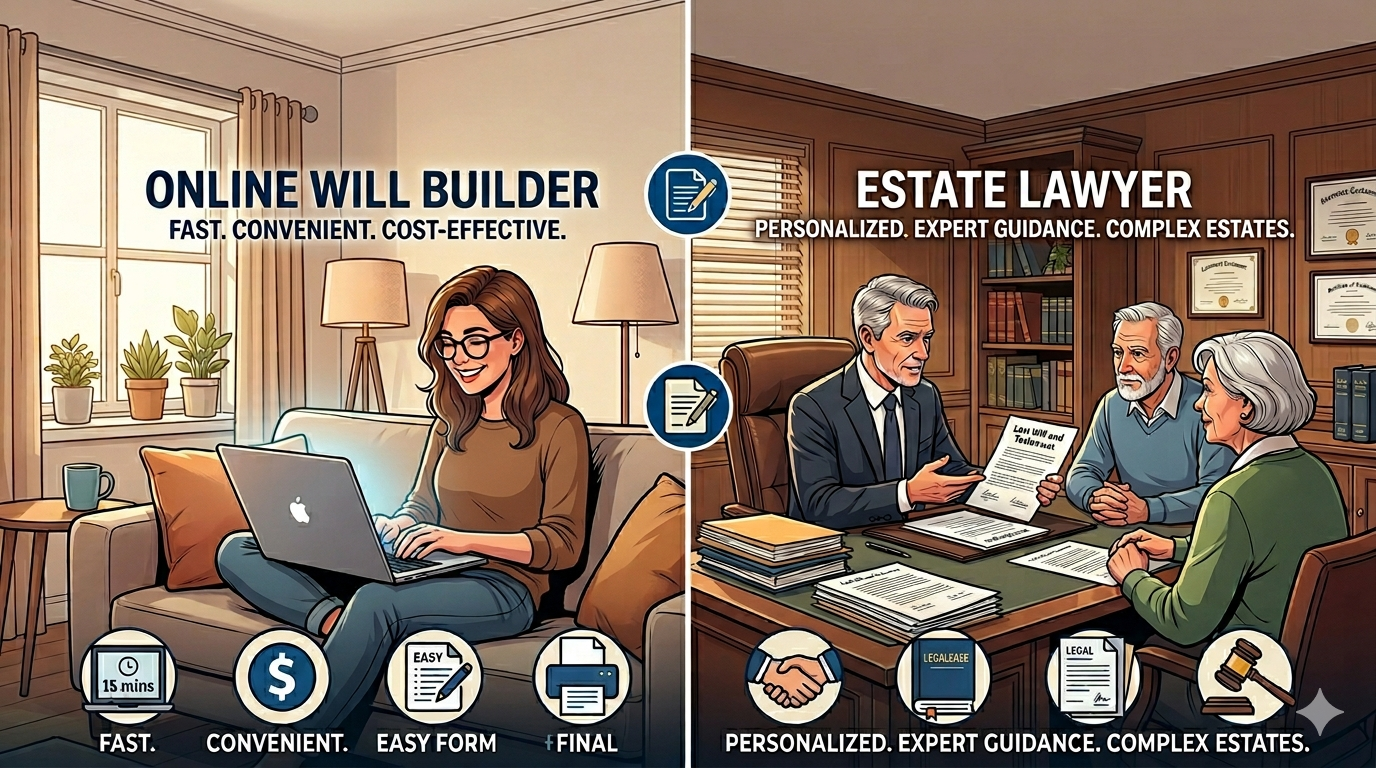 Online Will vs Estate Lawyer: Which Is Faster and More Affordable in 2026